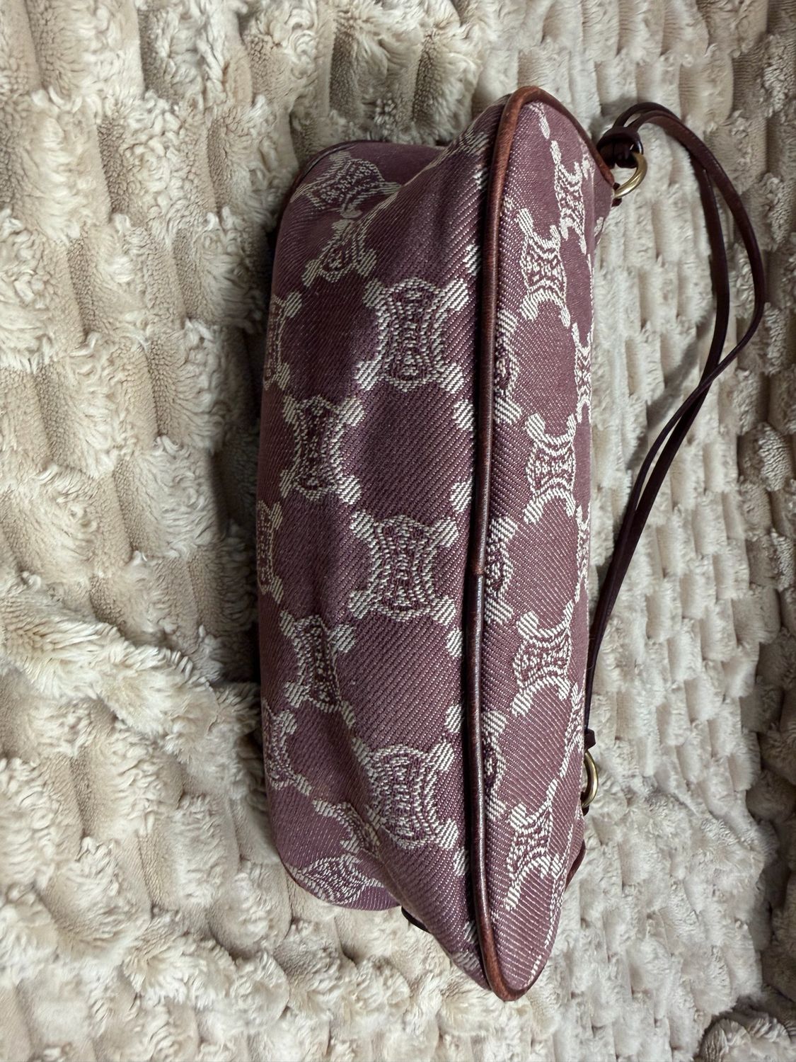 Celine Macadam Hobo Denim Pochette Shoulder 