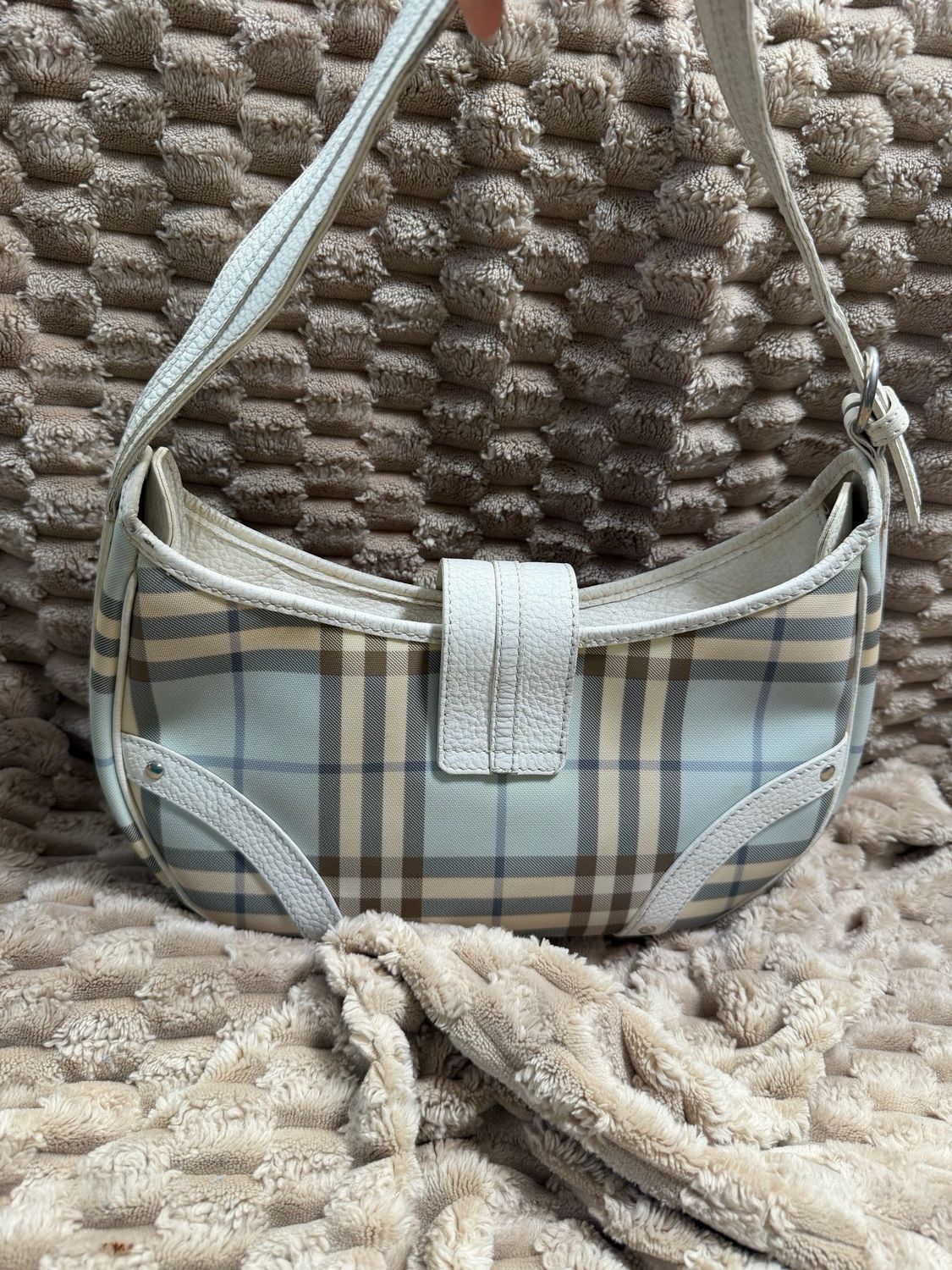 Burberry Nova Check Hobo Shoulder Small