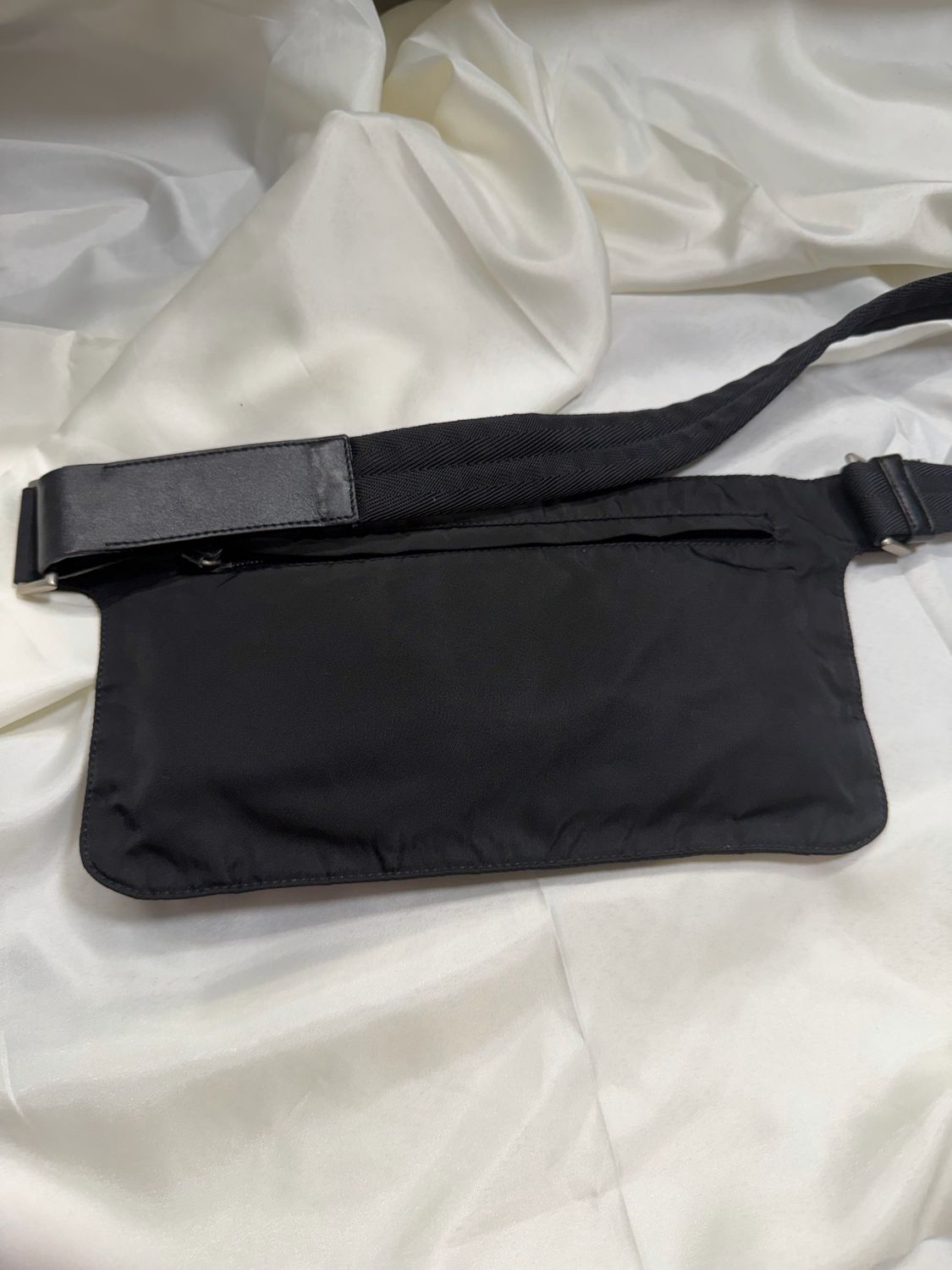 Prada Nylon Tessuto Belt Bag Bum Chest Bag in Black