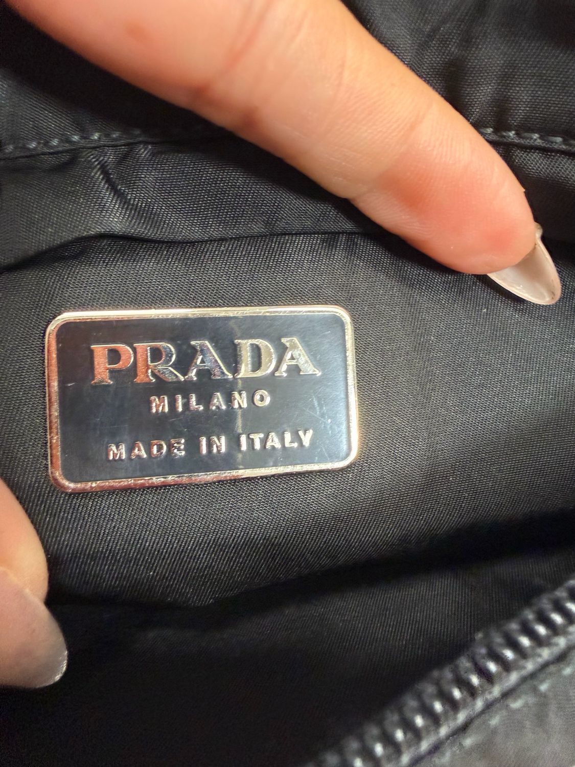 Prada Nylon Tessuto Belt Bag Bum Chest Bag in Black