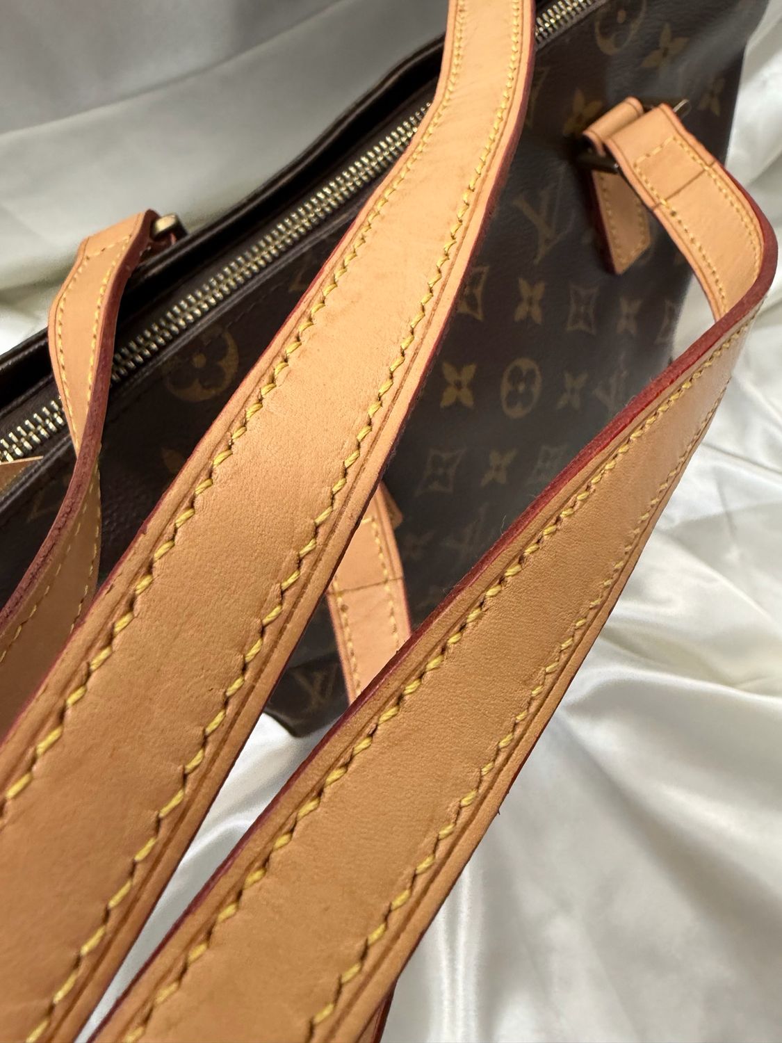 Louis Vuitto Monogram Cabas Piano Tote Shoulder Bag