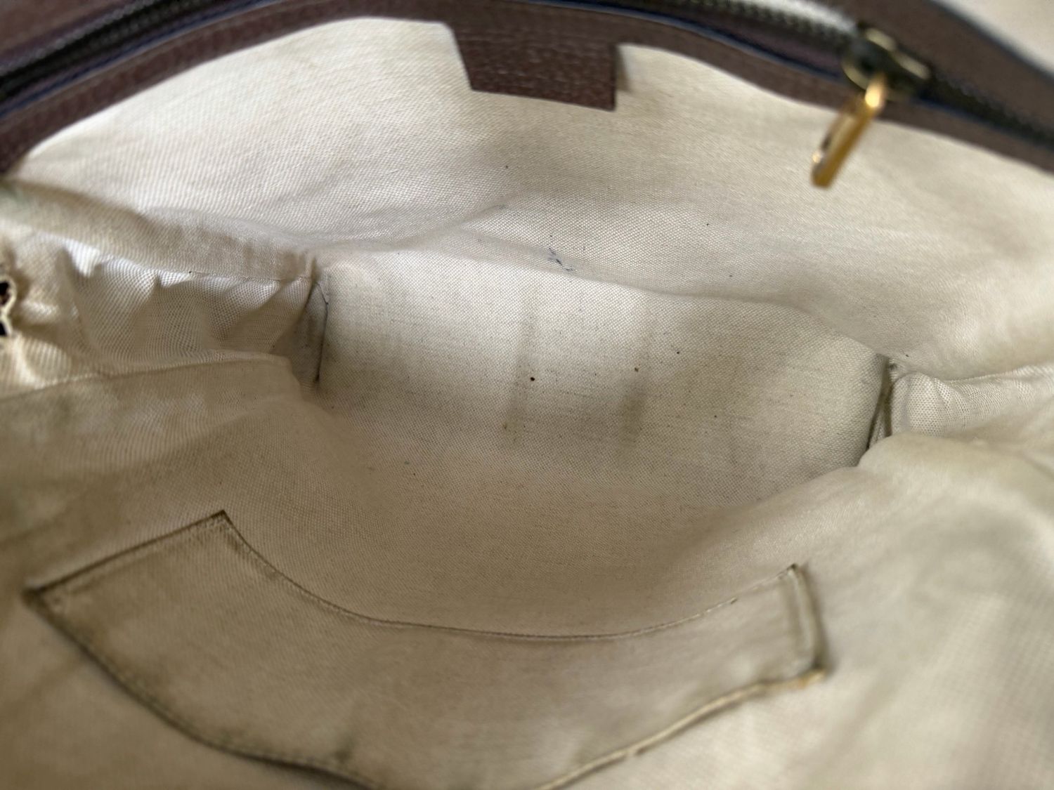 Gucci Monogram Supreme Ophidia Web Messenger Sling Crossbody