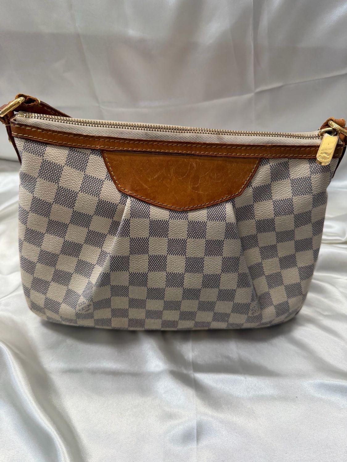 Louis Vuitton Damier Azur Siracusa Pm Shoulder Messenger Crossbody