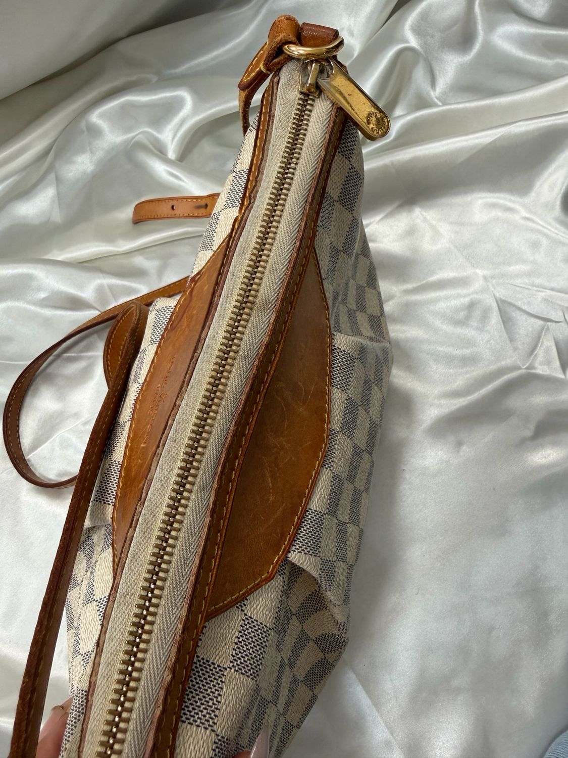 Louis Vuitton Damier Azur Siracusa Pm Shoulder Messenger Crossbody