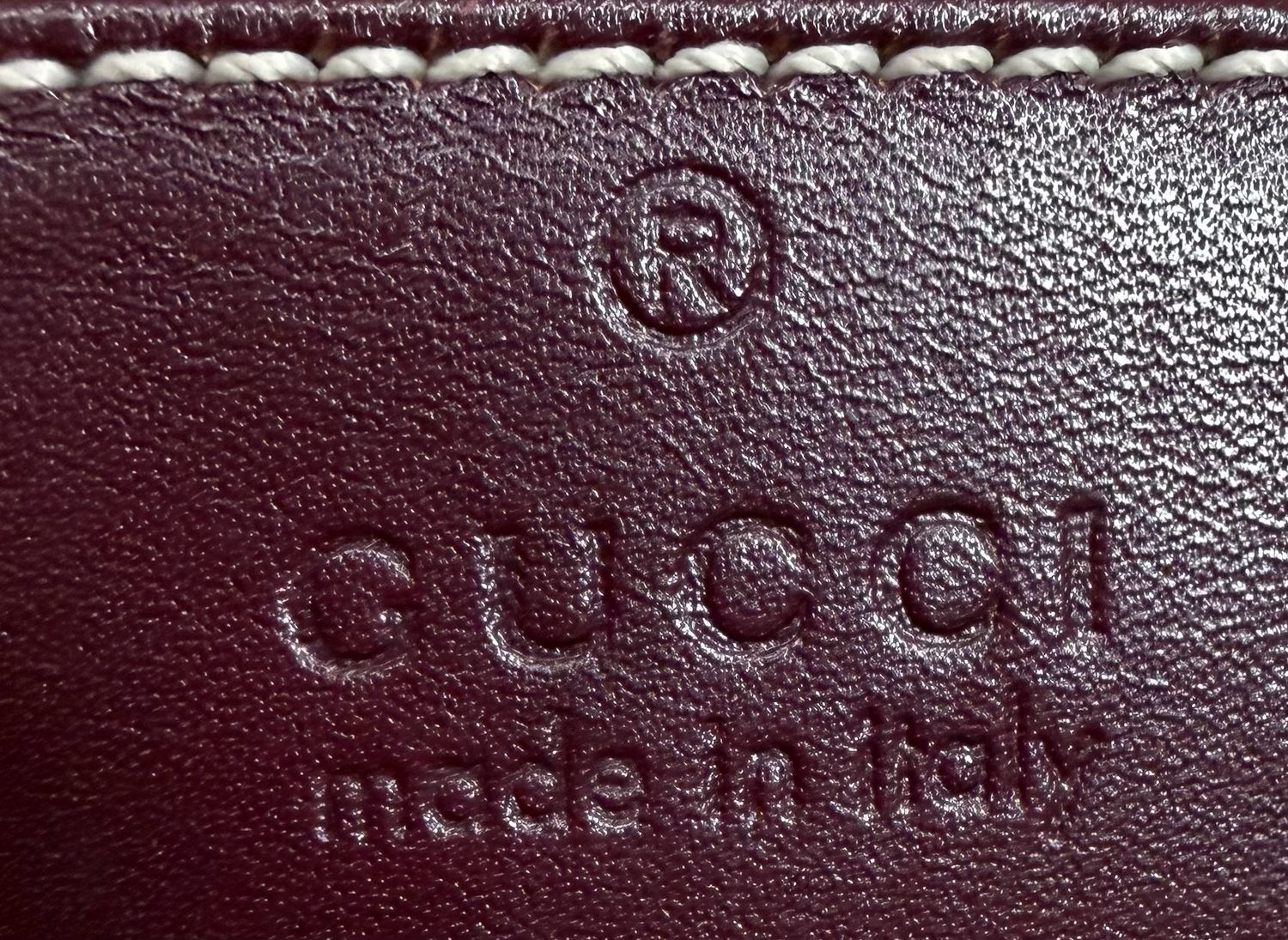 Gucci Monogram Nylon Joliceur Padded Tote Shoulder in Burgundy