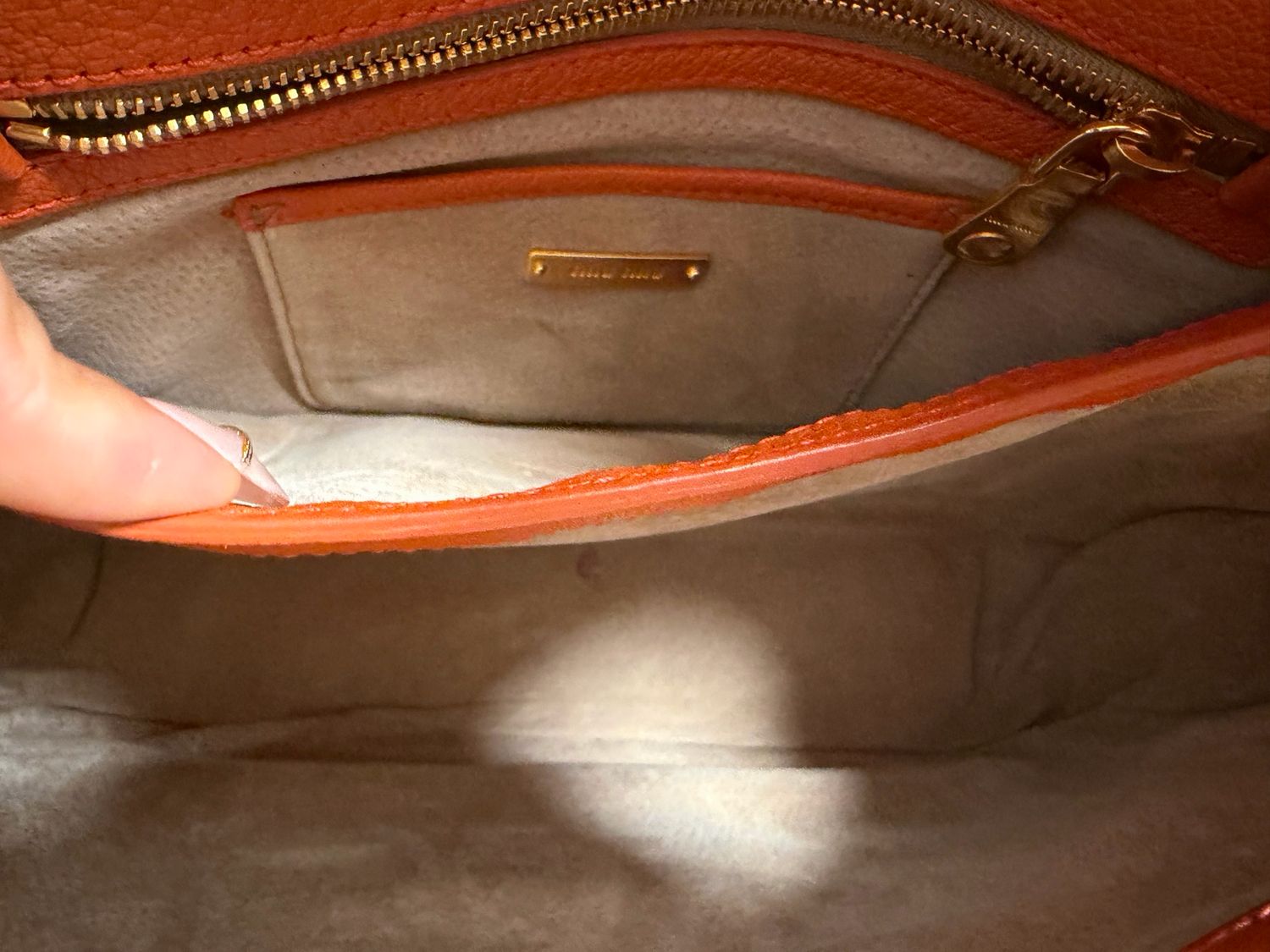 Miu Miu Madras Flap Top Handle Crossbody Sling Messenger