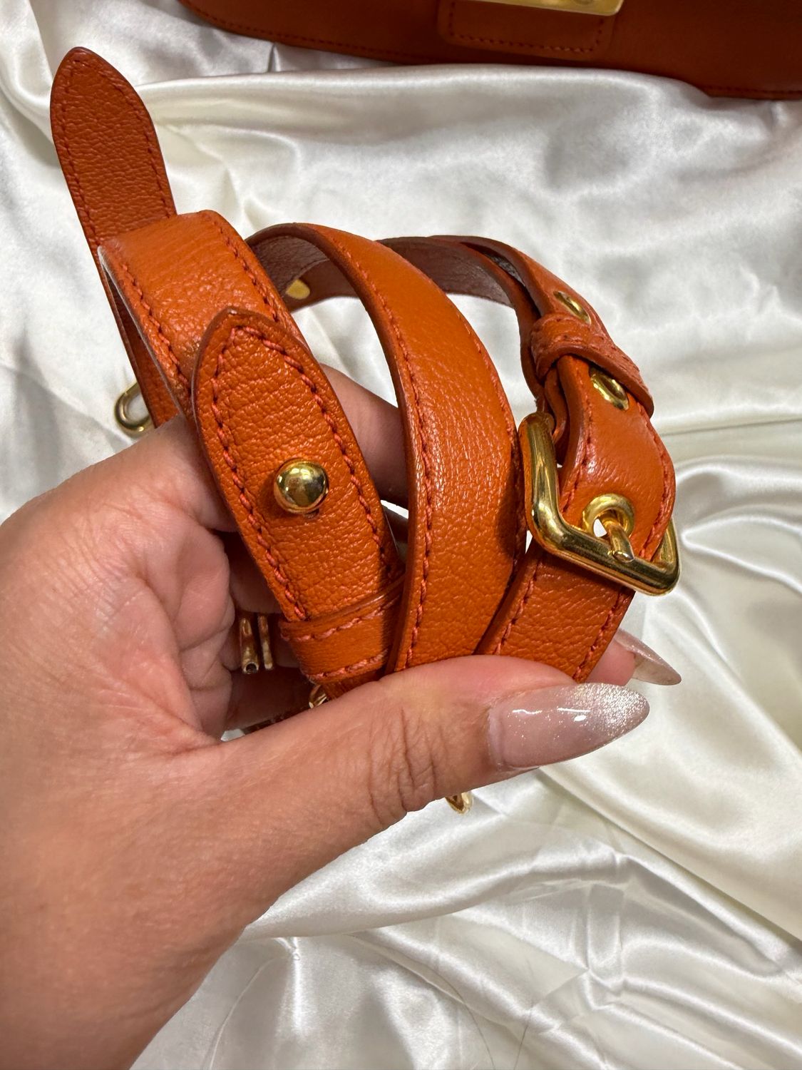 Miu Miu Madras Flap Top Handle Crossbody Sling Messenger