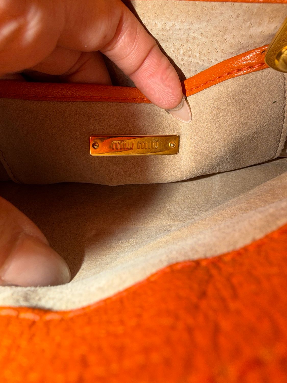 Miu Miu Madras Flap Top Handle Crossbody Sling Messenger