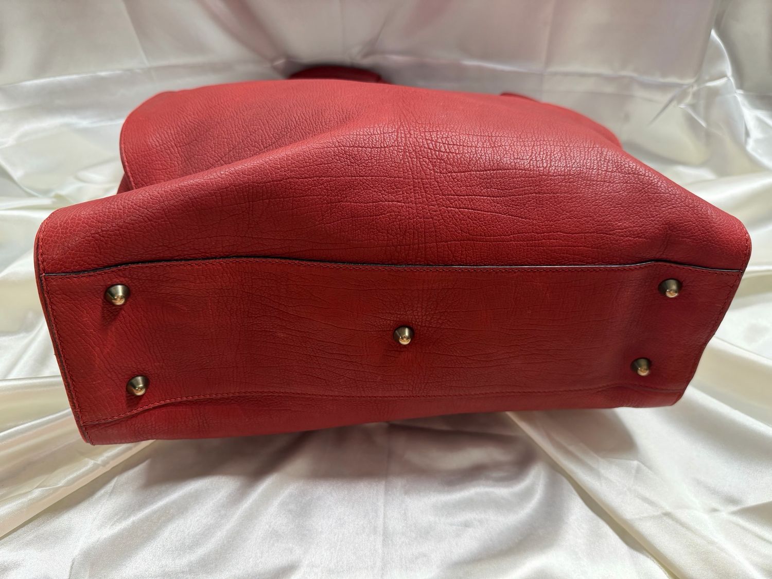 Chloe Aurore Pure Paddington Tote in Red