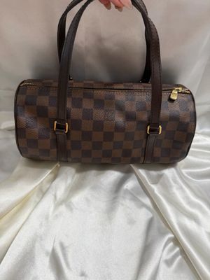 Louis Vuitton Damier Ebene Papillon Tote Shoulder Bag