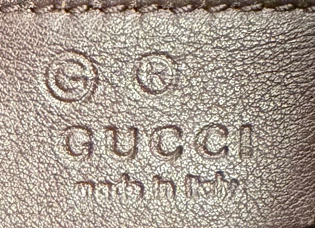 Gucci Monogram Guccissima Hobo Zipper Shoulder in Dark Brown