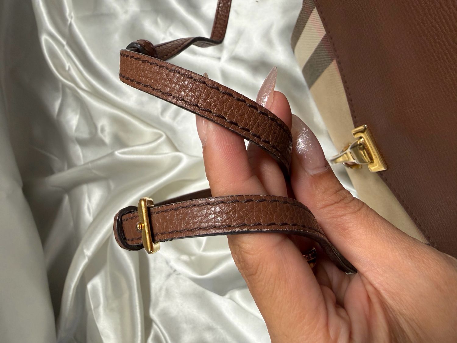 Burberry Derby House Check Macken Crossbody Sling
