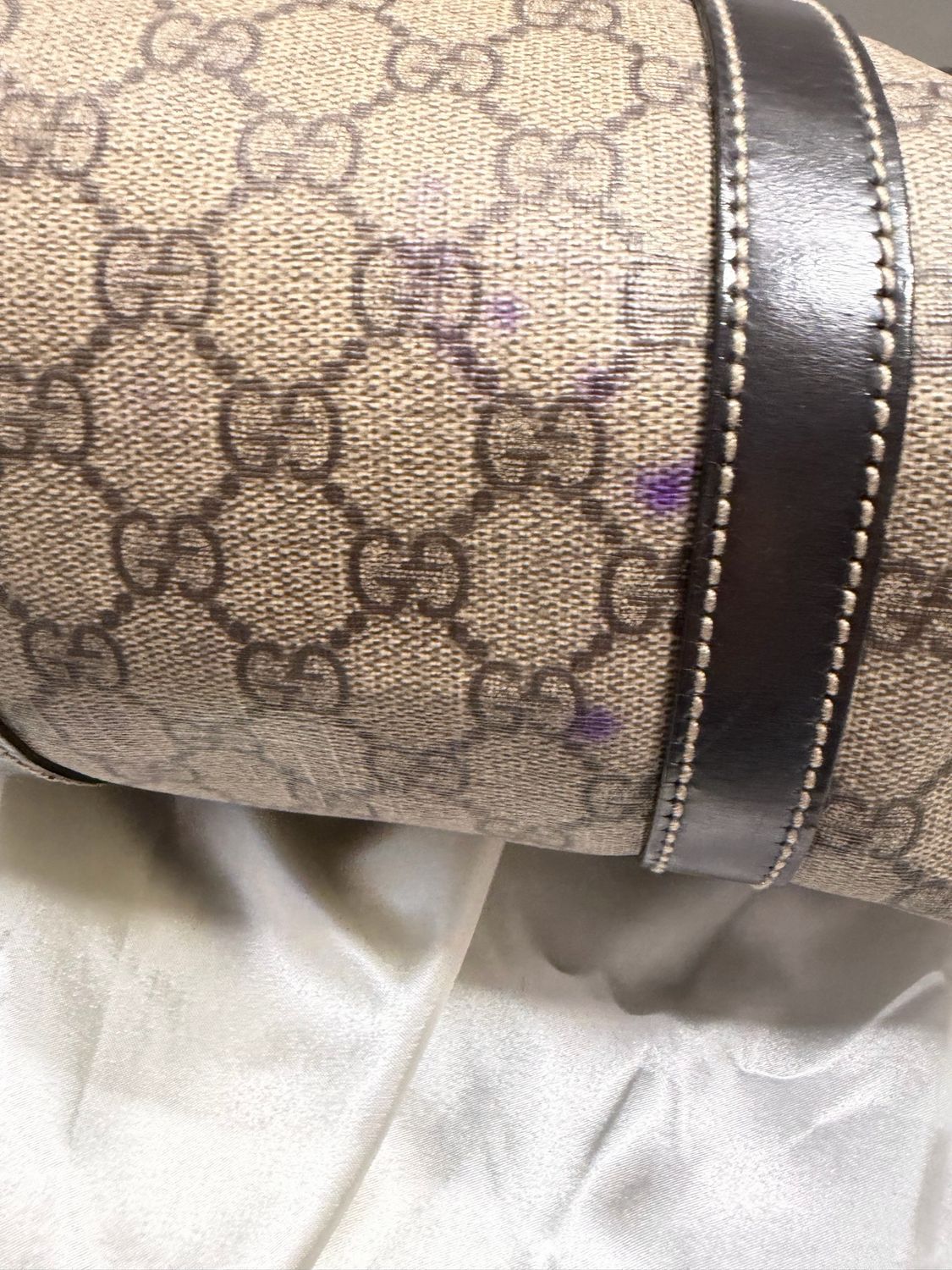 Gucci Monogram Supreme Jackie Hobo Shoulder