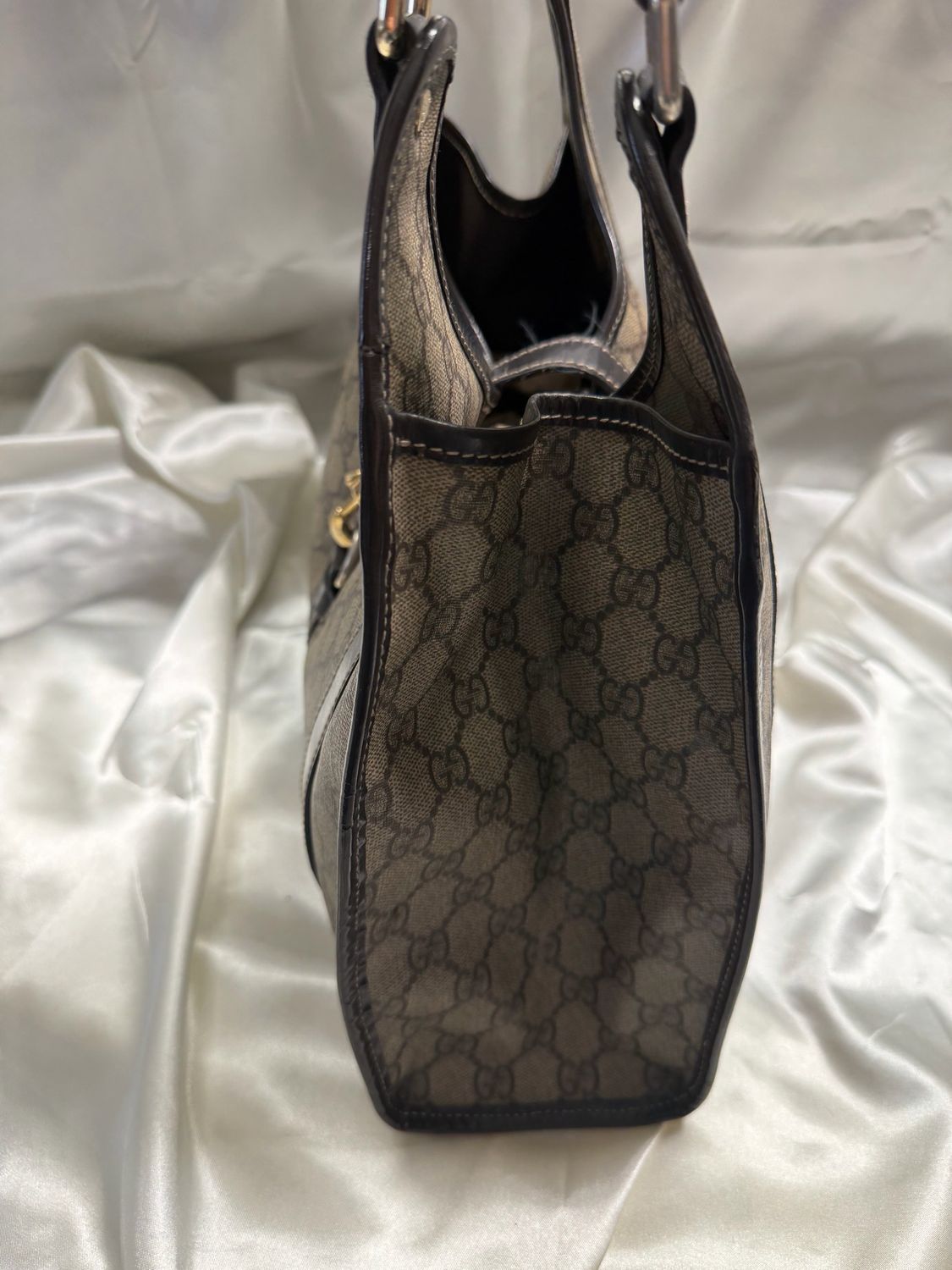 Gucci Monogram Supreme Jackie Hobo Shoulder