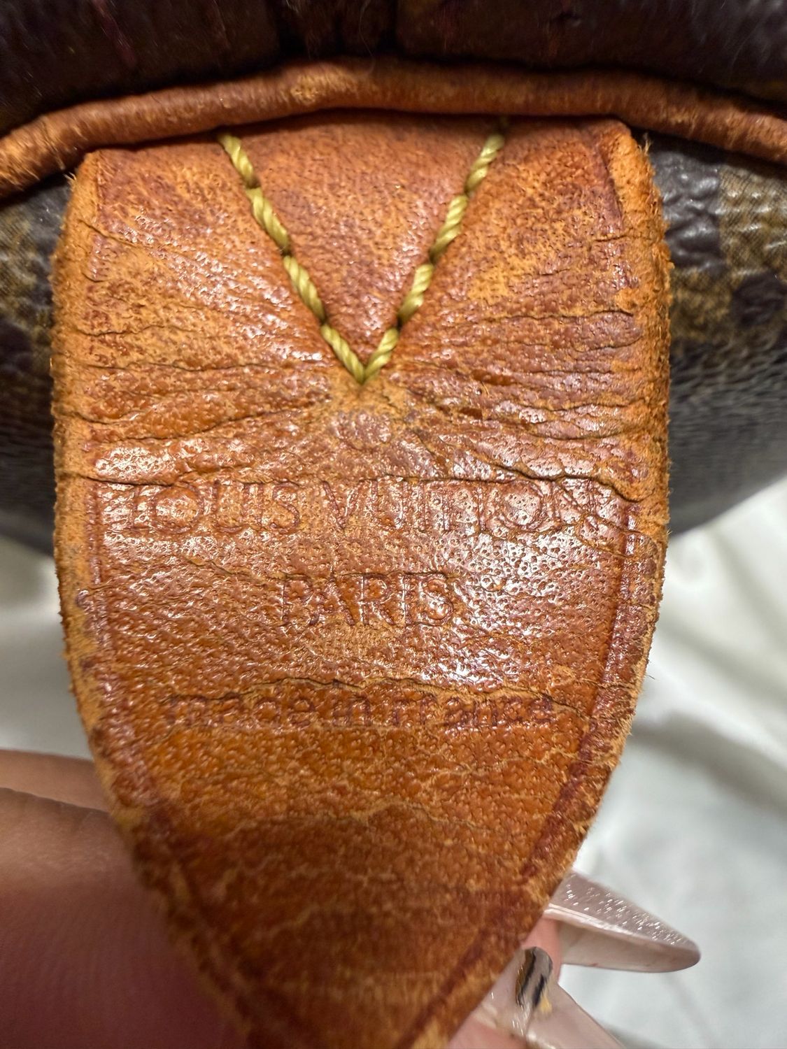 Louis Vuitton Monogram Speedy 30 Satchel Boston Top Handle