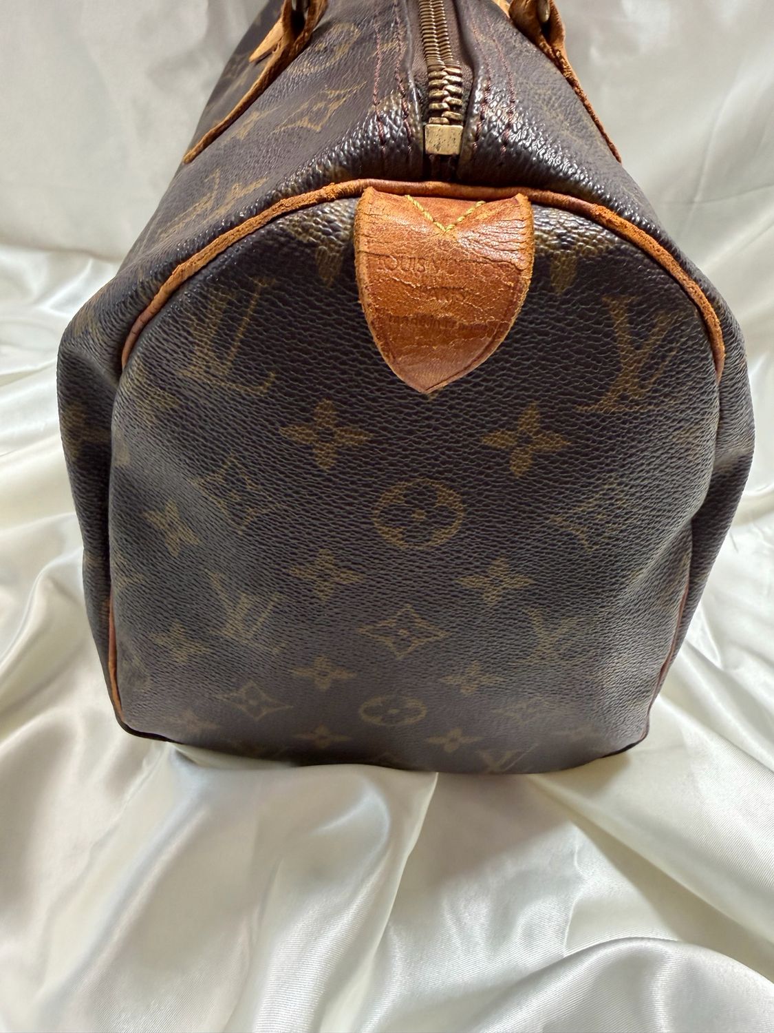 Louis Vuitton Monogram Speedy 30 Satchel Boston Top Handle