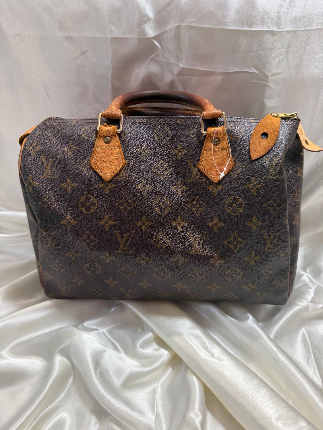 Louis Vuitton Monogram Speedy 30 Satchel Boston Top Handle
