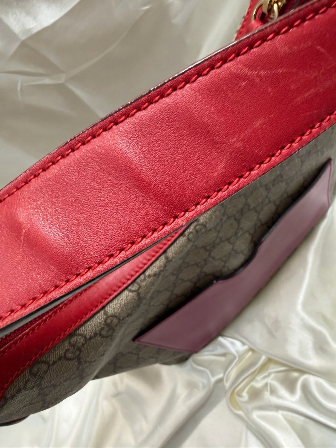 Gucci Monogram Canvas Hobo Shoulder Linnea