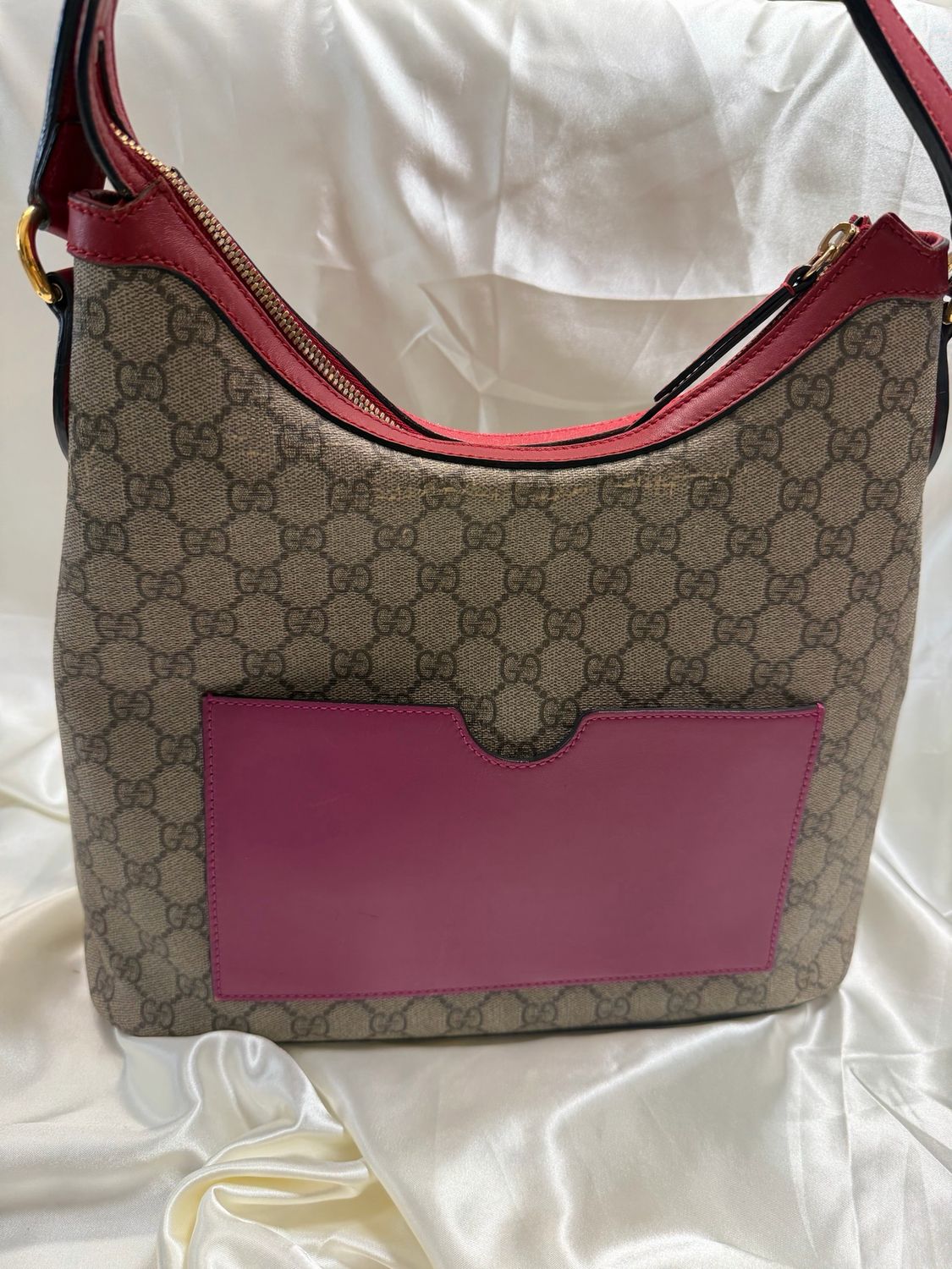 Gucci Monogram Canvas Hobo Shoulder Linnea