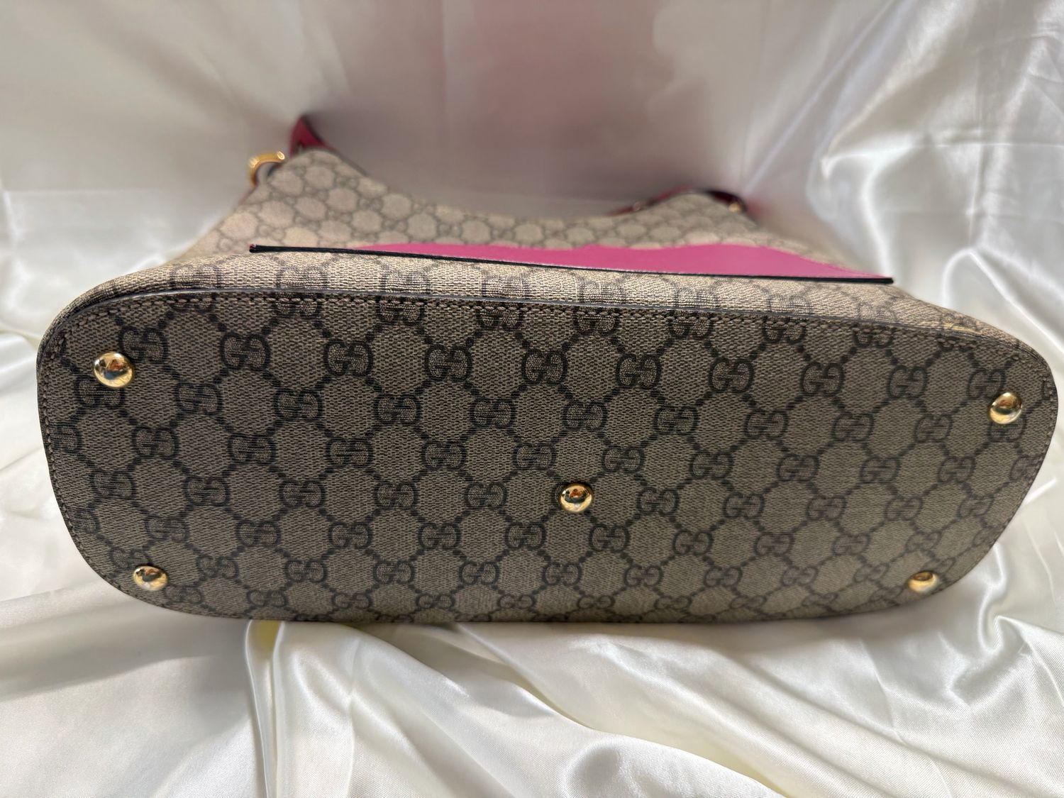 Gucci Monogram Canvas Hobo Shoulder Linnea