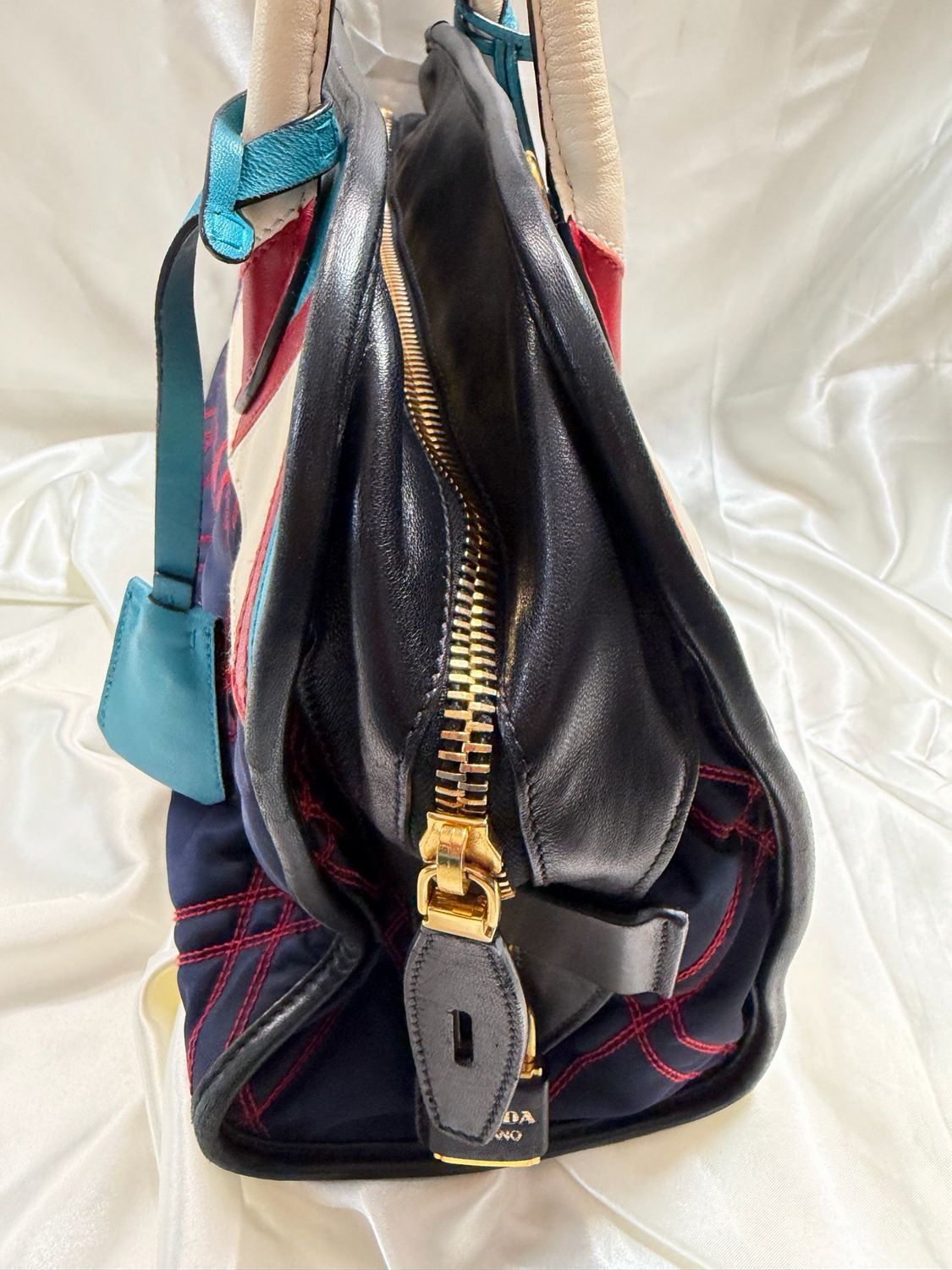 Prada Quilted Impuntrato Bauletto