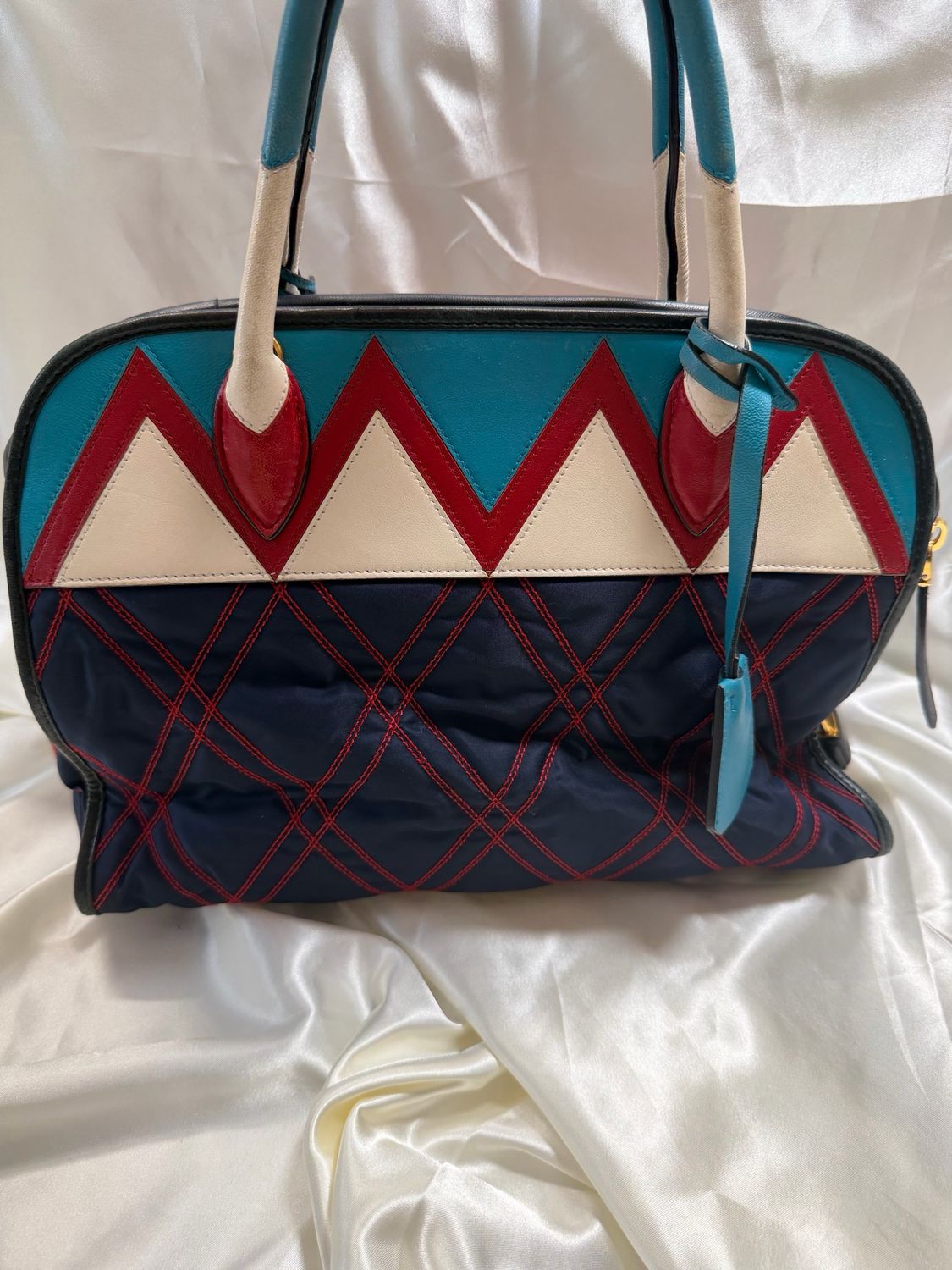 Prada Quilted Impuntrato Bauletto
