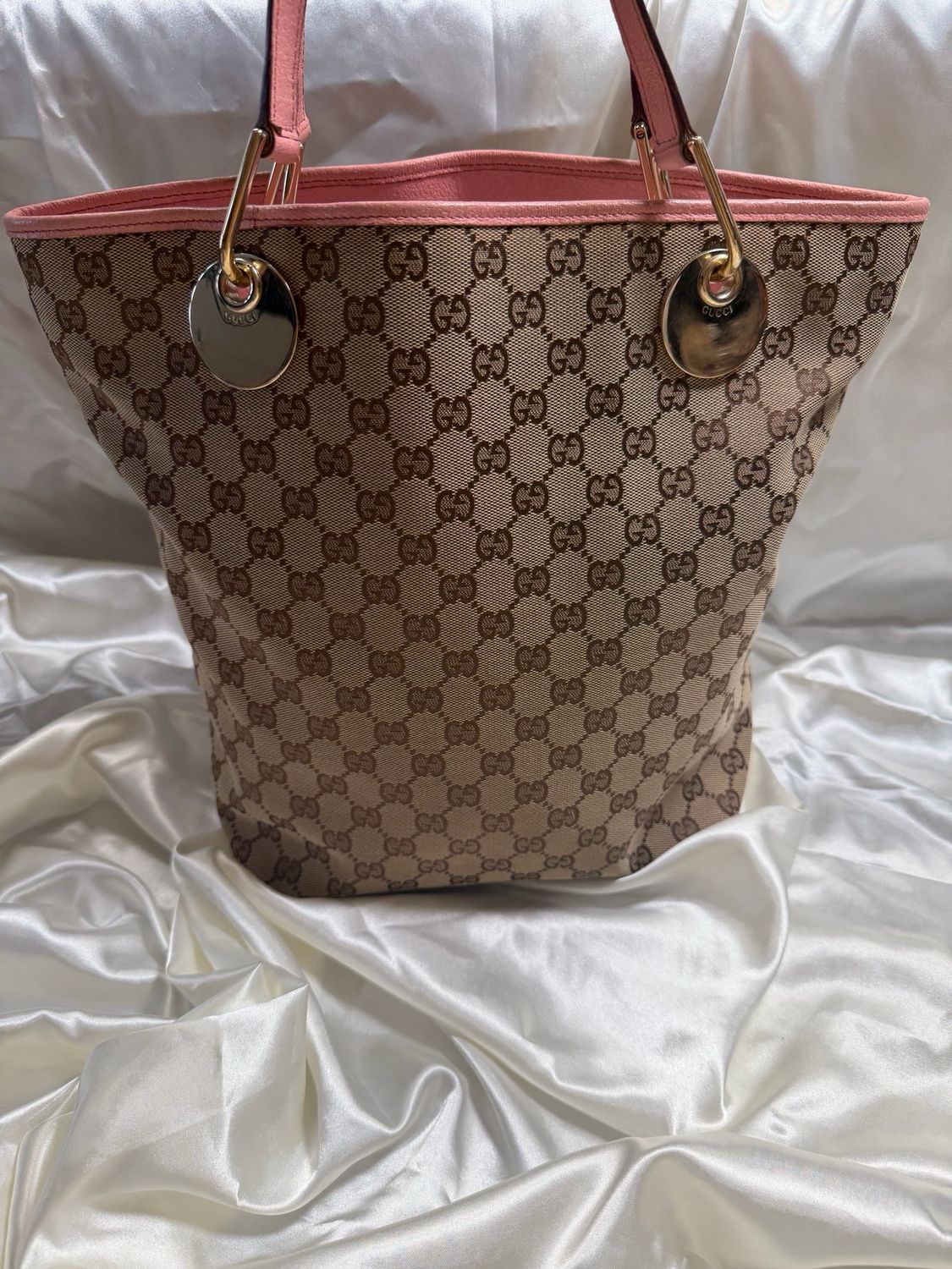 Gucci Monogram Canvas Eclipse Tote 