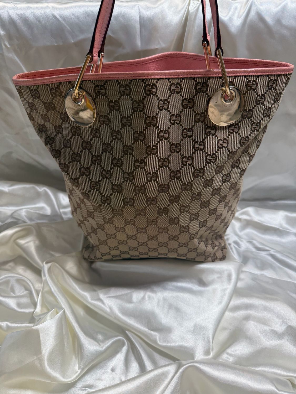 Gucci Monogram Canvas Eclipse Tote 