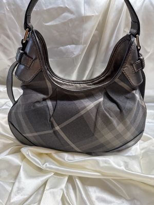 Burberry Smoke Check Shimmer Fairby Hobo Shoulder