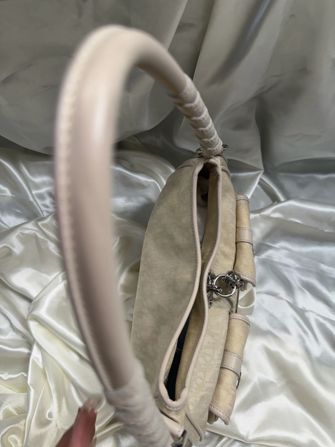 Christian Dior Diorissimo Double Pocket Hobo Shoulder