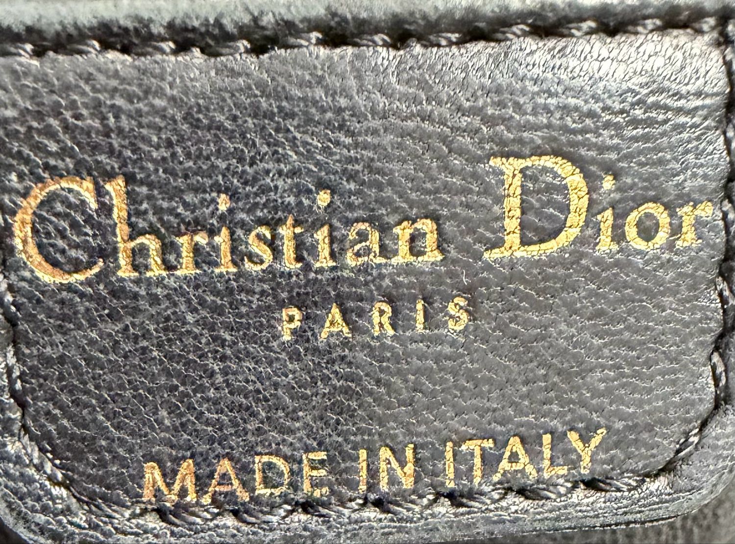 Christian Dior Cannage Quilted Vertical Lambskin Tote