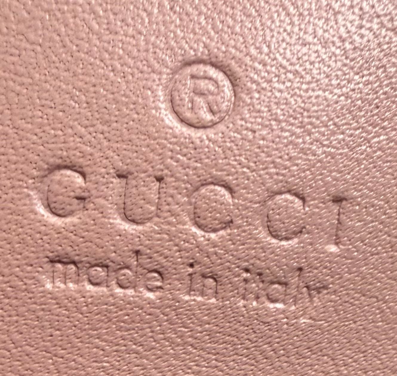 Gucci Marmont Flap Card Wallet Quilted in Blush Pink
