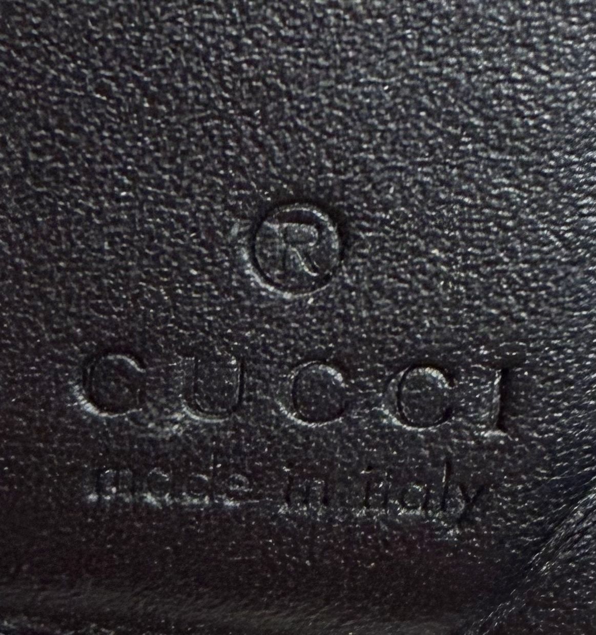 Gucci Monogram Supreme Mens Bifold Flap Wallet