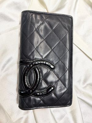 Chanel Quited Cambon Flap Wallet in Black