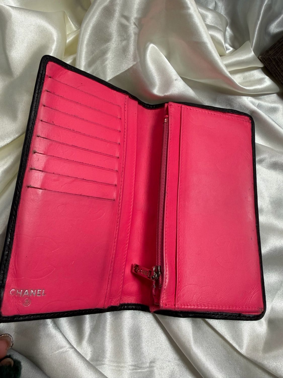 Chanel Quited Cambon Flap Wallet in Black