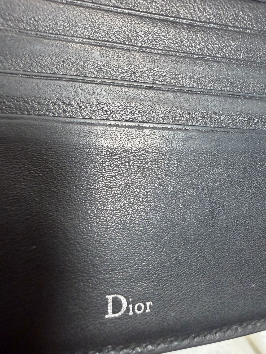 Christian Dior Homme Bifold Wallet in Black