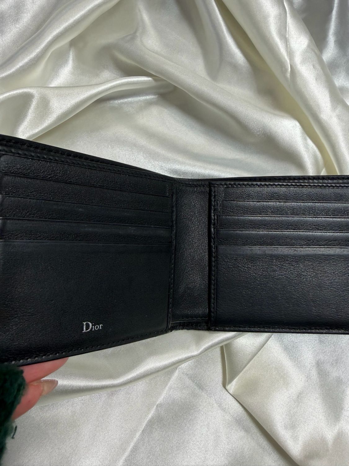 Christian Dior Homme Bifold Wallet in Black