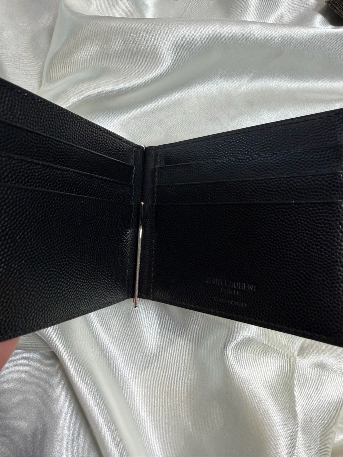 Yves Saint Laurent Billfold Wallet with Money Clip