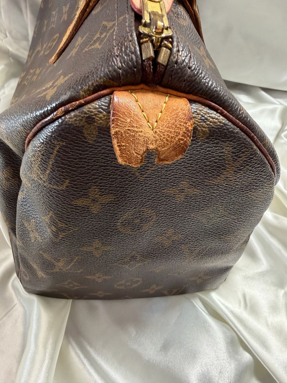Louis Vuitton Monogram Speedy 30 Satchel Boston