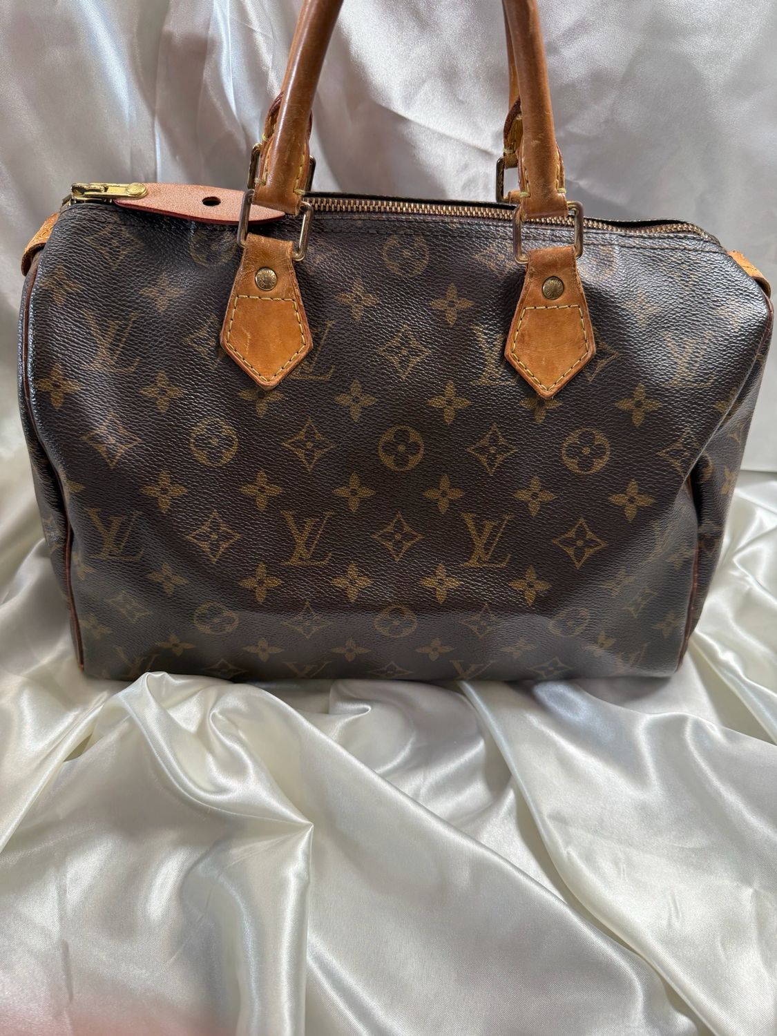 Louis Vuitton Monogram Speedy 30 Satchel Boston