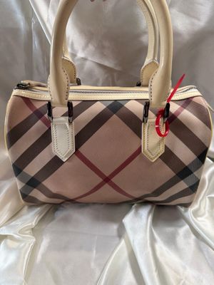 Burberry Boston Supernova Check Bowler Top Handle