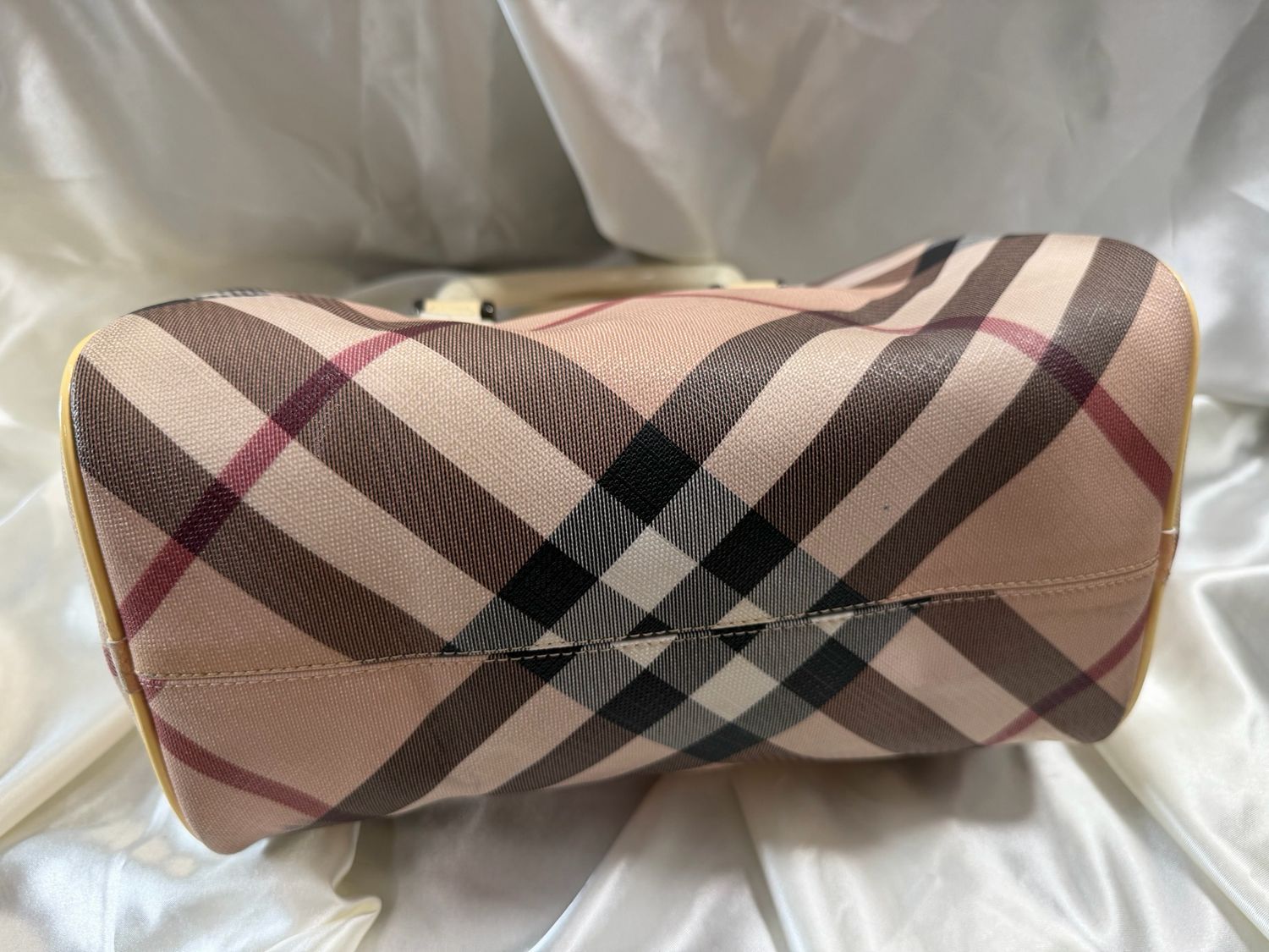 Burberry Boston Supernova Check Bowler Top Handle