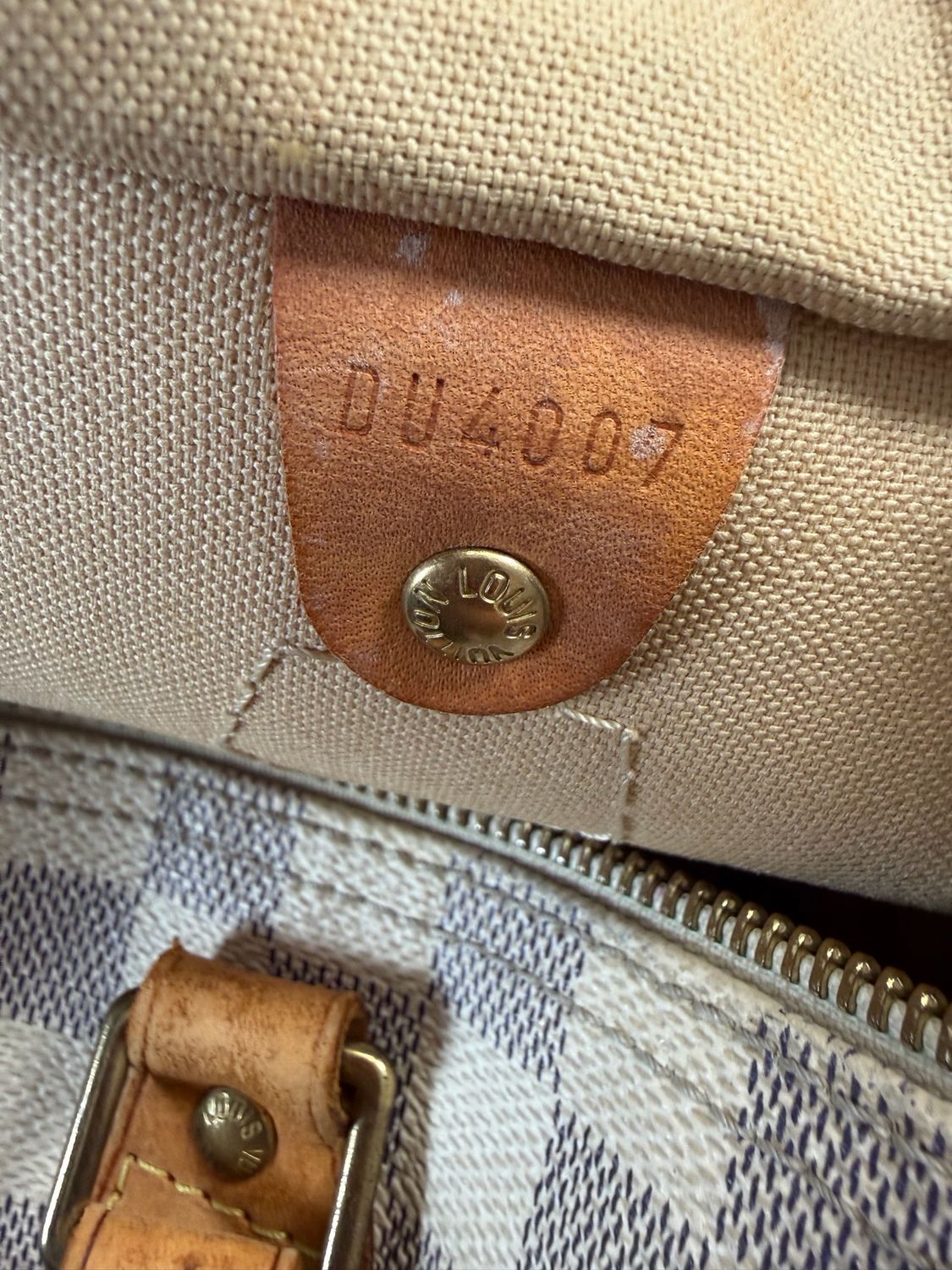 Louis Vuitton Speedy Azur 30 Boston Satchel