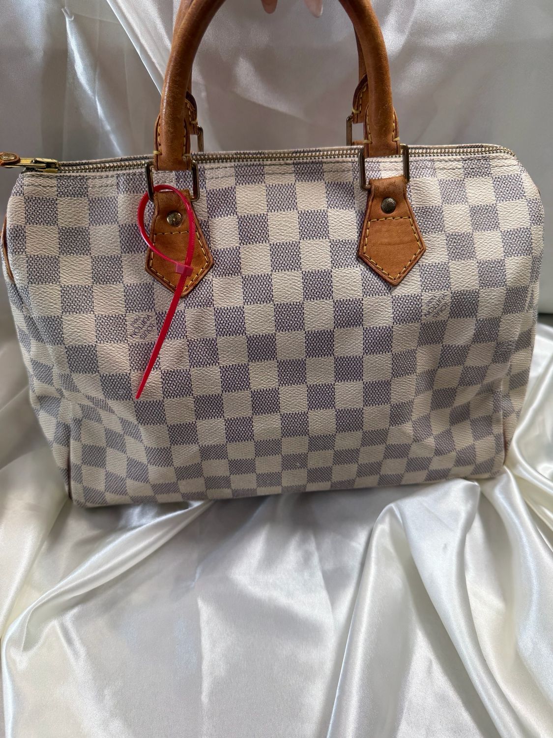 Louis Vuitton Speedy Azur 30 Boston Satchel