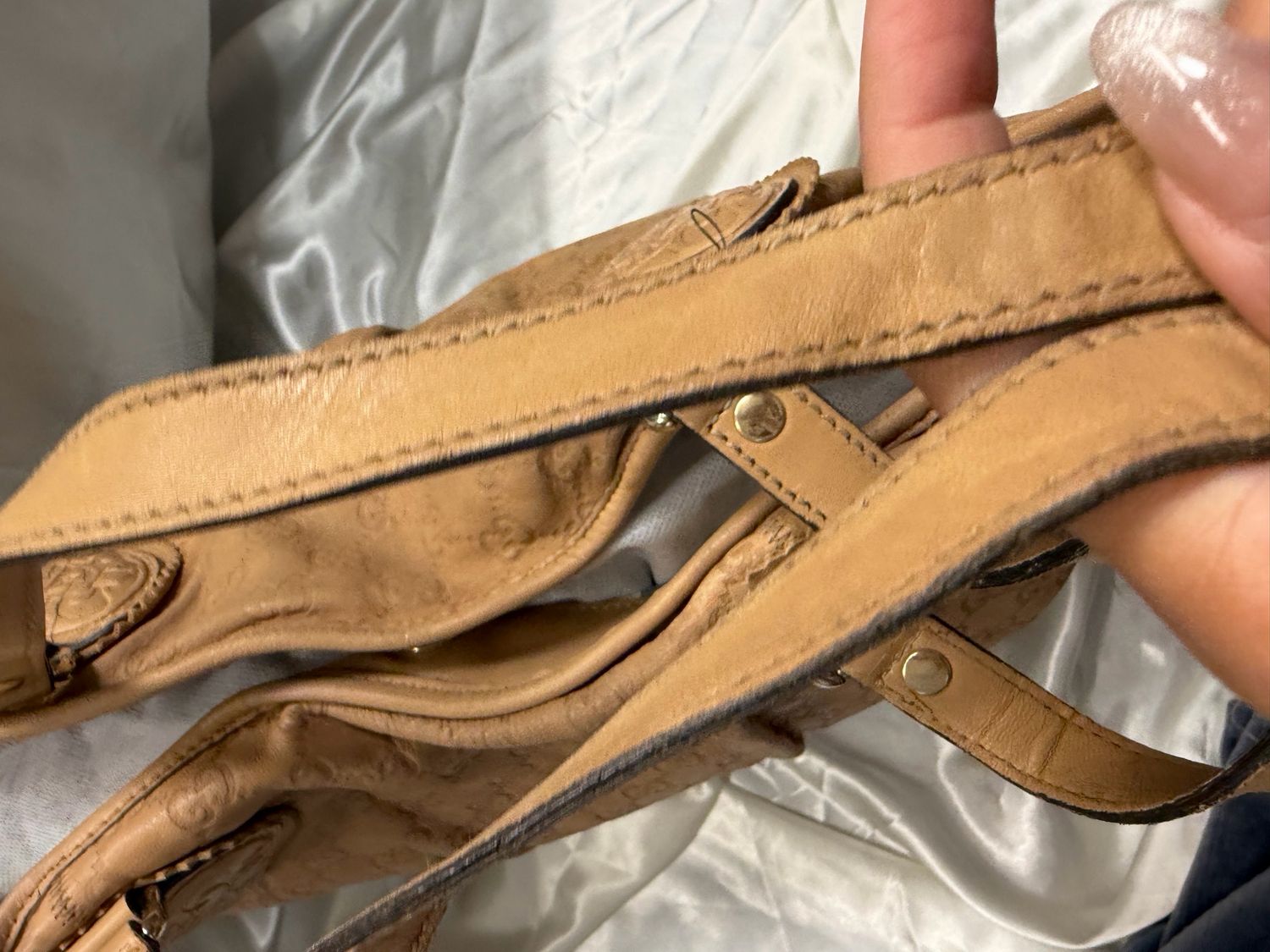 Gucci Monogram Leather Guccissima Tribeca Tote