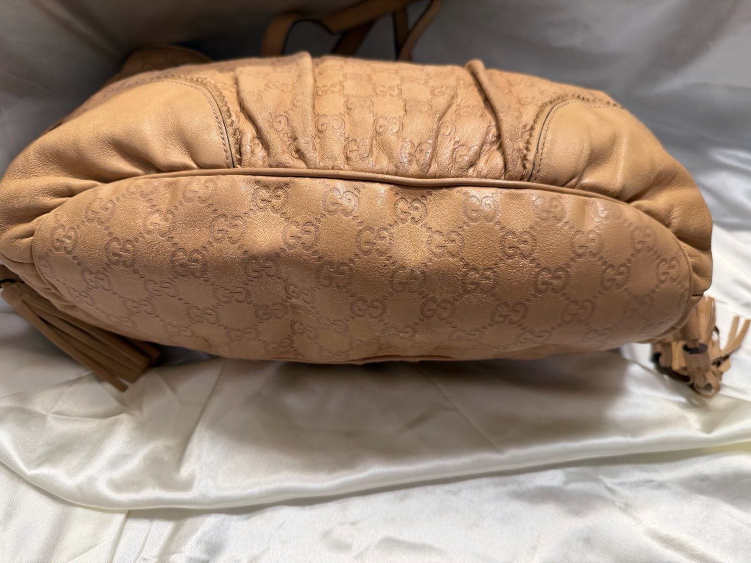 Gucci Monogram Leather Guccissima Tribeca Tote