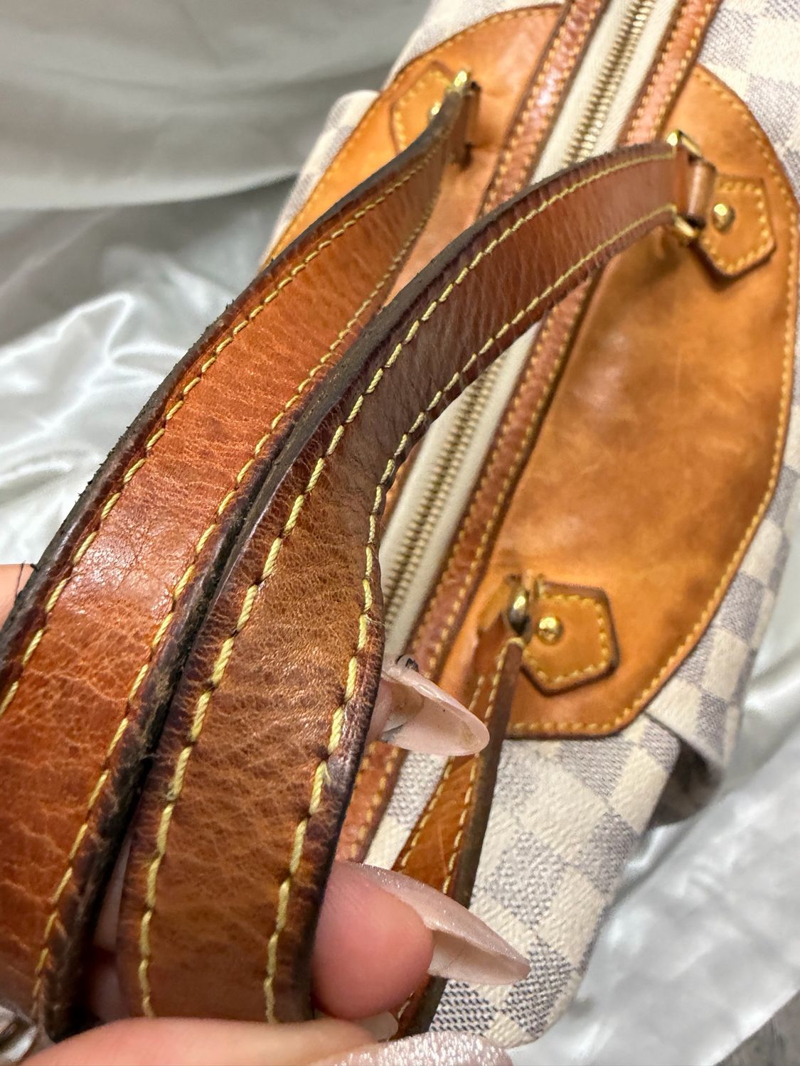 Louis Vuitton Damier Azur Siracusa Gm Sling