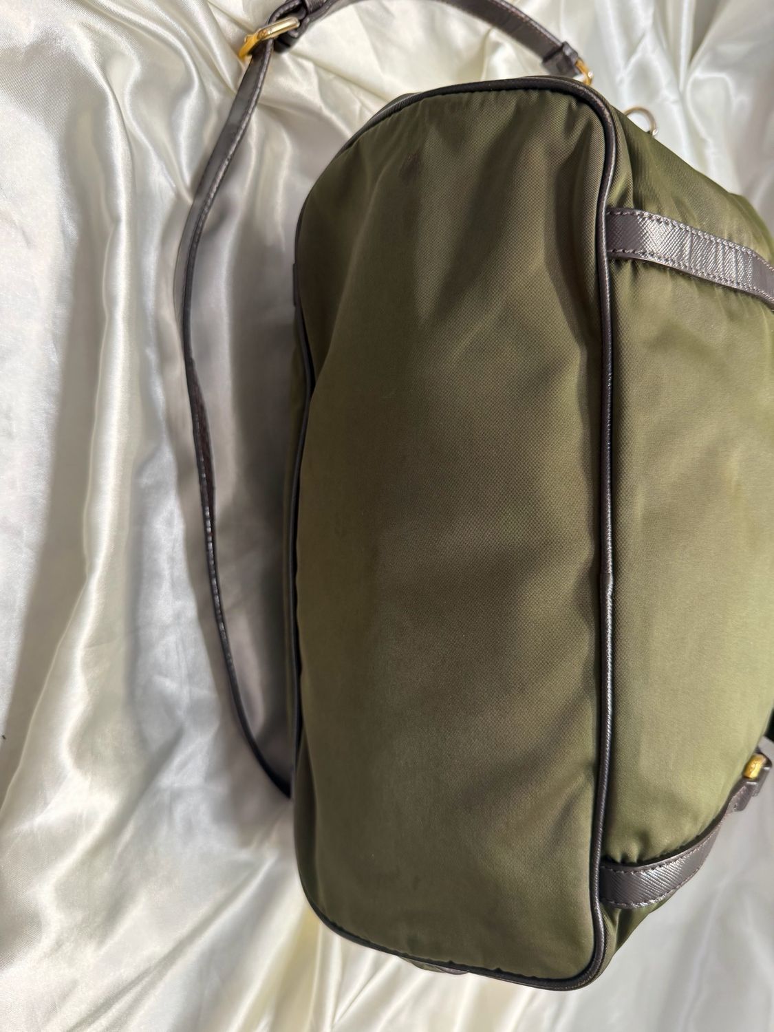 Prada Saffiano Tessuto Nylon Jacquard Sling