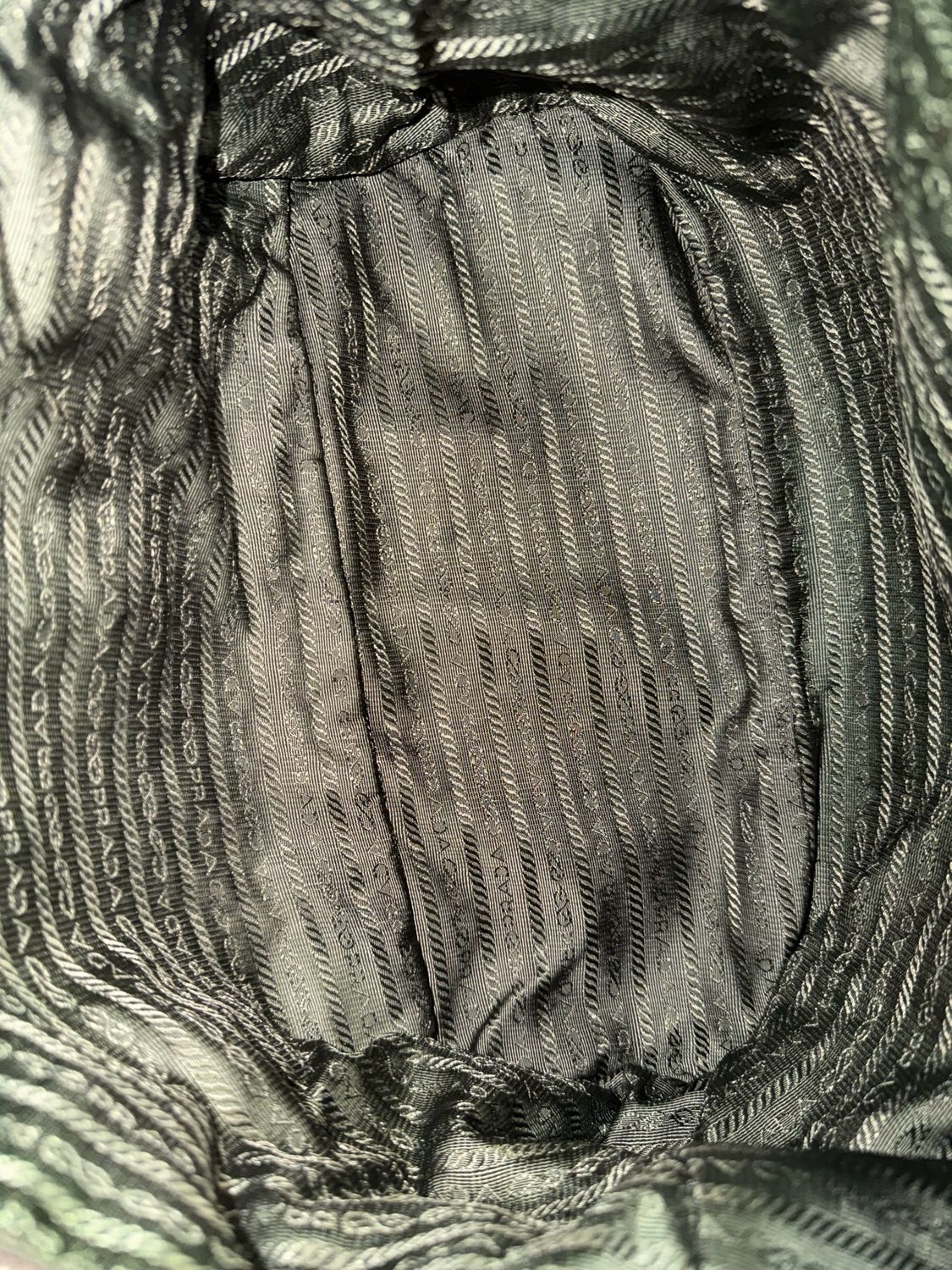 Prada Saffiano Tessuto Nylon Jacquard Sling
