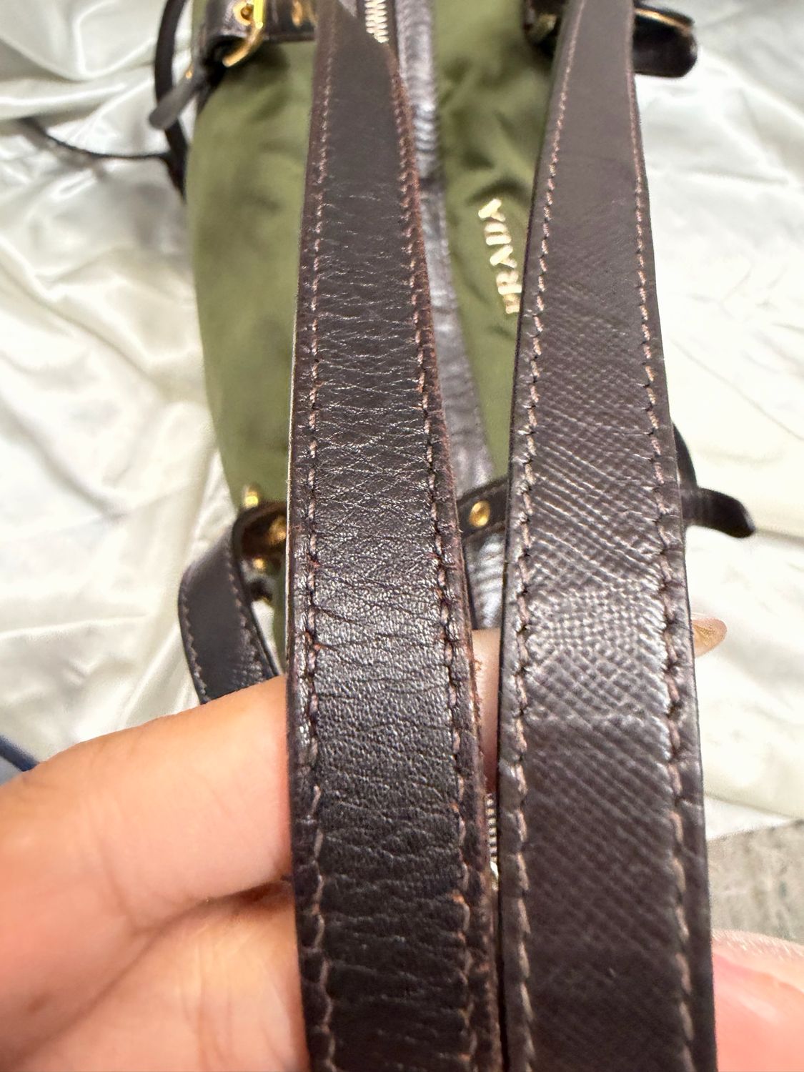 Prada Saffiano Tessuto Nylon Jacquard Sling